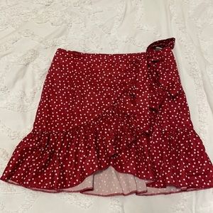 Heart wrap skirt